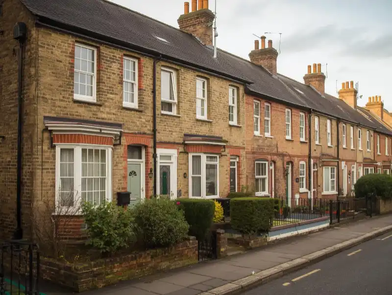 picture of a row of terraced houses